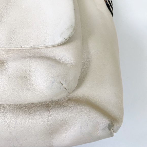 Coach Kristin Leather Satchel in Chalk (Ivory) D1093-14782 - Picture 10 of 15